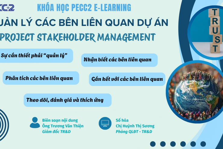 NÂNG CAO KỸ NĂNG “QUẢN LÝ CÁC BÊN LIÊN QUAN DỰ ÁN” HIỆU QUẢ THÔNG QUA KHÓA HỌC TRÊN PECC2 E-LEARNING